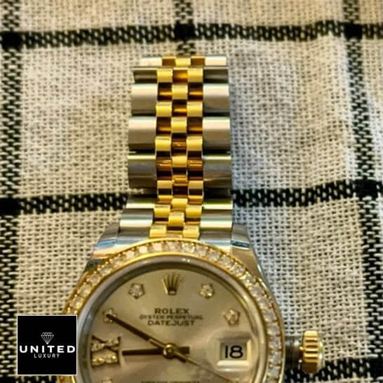 Rolex Datejust 279383RBR-0003 Two Tone Jubilee Bracelet Inspired on the table