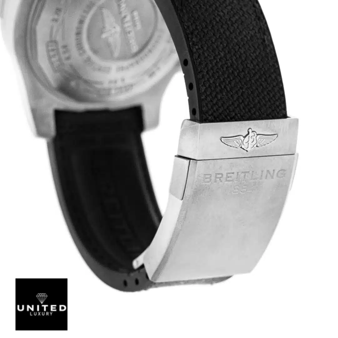 Breitling Super Avenger II A1337111/BC29-442X Rubber Bracelet Stainless Steel Clasp Inspired