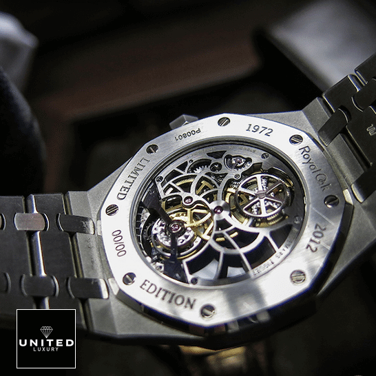 Audemars Piguet Stainless Steel Case Skeleton Dial Inspired upside view