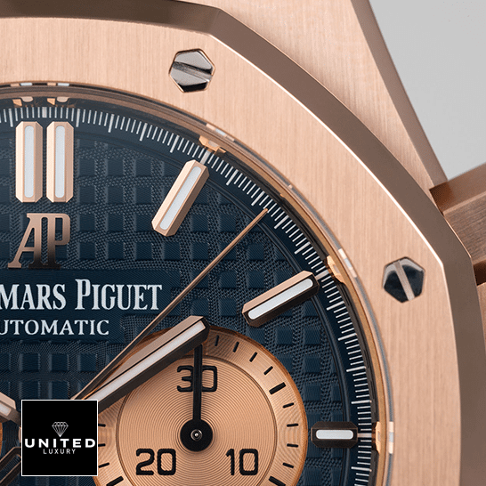 Audemars Piguet Royal Oak Grande Blue Dial Inspired close analog view