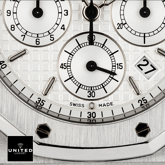 Audemars Piguet 25860ST.OO_.1110ST.05 White Dial Inspired close view
