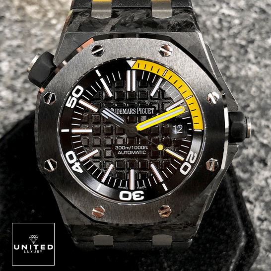 Audemars Piguet Royal Oak Automatıc Black Dial Repica close view