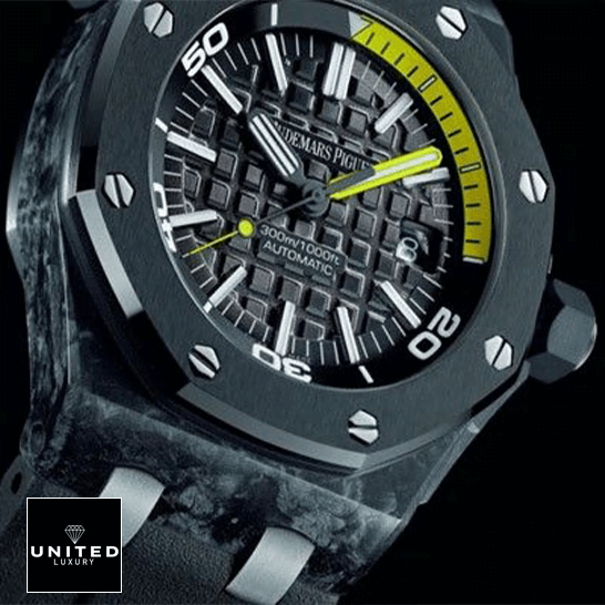 Audemars Piguet Automatıc 15706AU Black Inspired black background