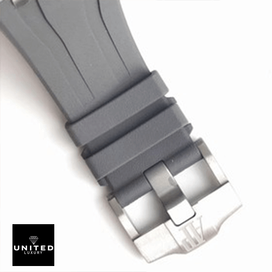 Audemars Piguet 26400IO.OO_.A004CA Grey Rubber Bracelet Inspired white background