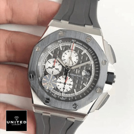 Audemars Piguet Royal Oak Offshore grey dial Inspired on the hand