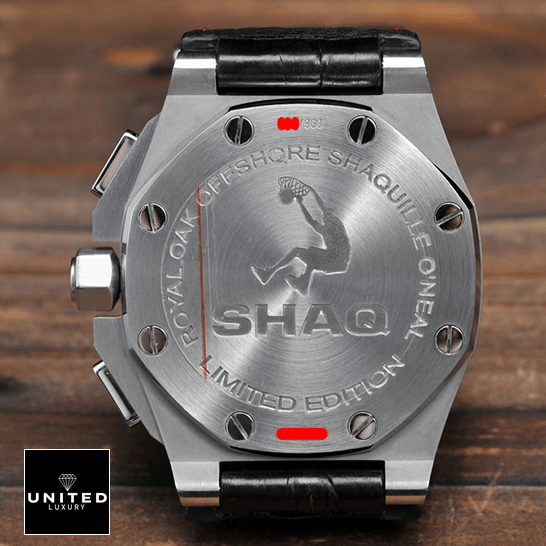 Audemars Piguet Royal Oak Offshore Shaquille Steel Case Inspired wood background