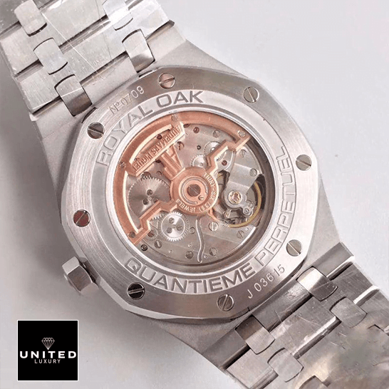 Audemars Piguet Royal Oak Quantıeme Steel Case Inspired upside view