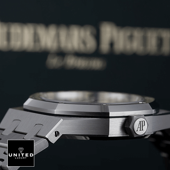 Audemars Piguet Royal Oak Selfwinding White Dial Inspired side view