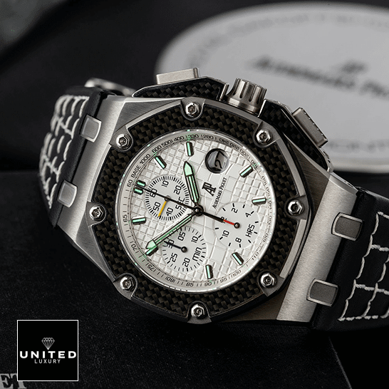 Audemars Piguet Royal Oak Offshore Stainless Steel Bezel Inspired on the ap box
