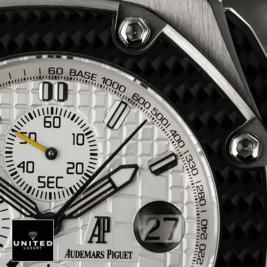 Audemars Piguet 26030IO.OO_.D001IN.01 White Dial Inspired cyclops view