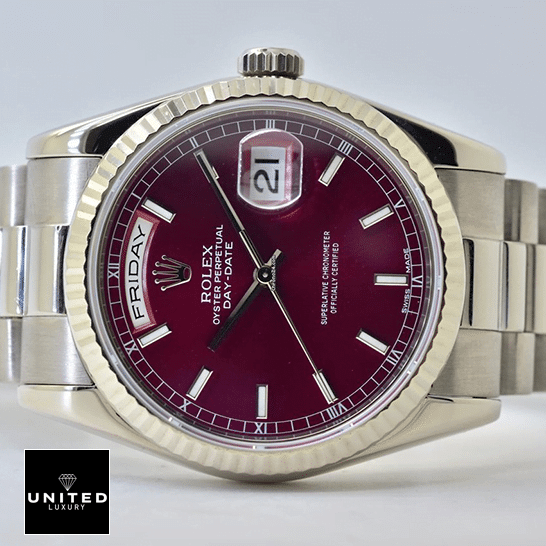 Rolex Day-Date 36 White Gold 118239-0304 Inspired 3 Rolex Day-Date 36 White Gold 118239-0304 Inspired