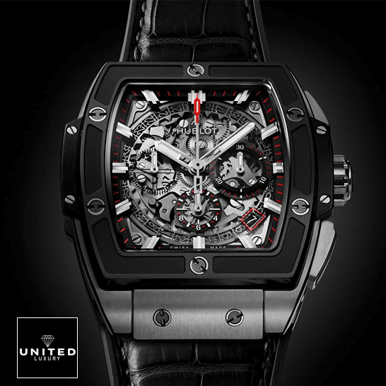 Hublot Spirit Of Big Bang 45 Titanium Ceramic Inspired black background