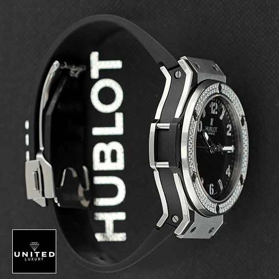 Hublot Big Bang 361_SX_1270_RX_1104 Steel Black Dial Diamond Bezel Inspired
