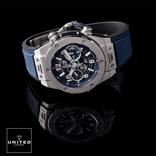 Hublot Big Bang Unico Blue 84.394.-5471.NL_.7112.RX Inspired black background