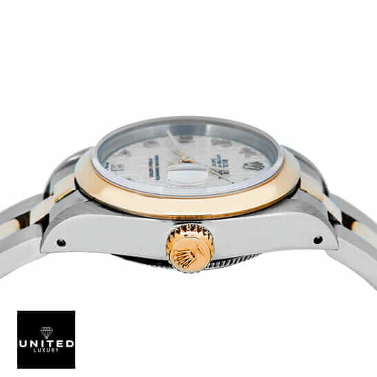 Rolex Datejust Automatic Lady Yellow Gold 179163 Oyster Inspired crown / push button
