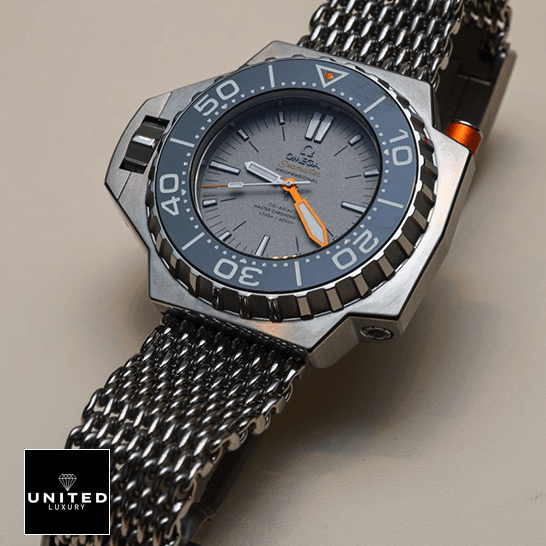 Omega Seamaster 227.90.55.21.99.001 Stainless Steel Bracelet Inspired grey background