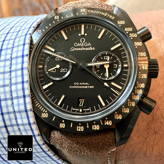Omega Speedmaster 311.92.44.51 Black Dial Inspired on the man wrist