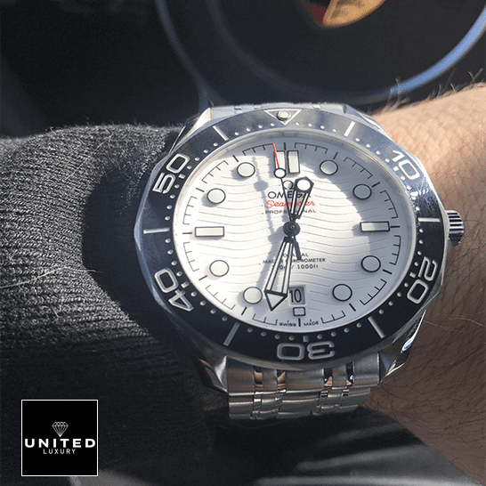 Omega Seamaster Diver Steel 210.30.42.20.04.001 White Dial Inspired