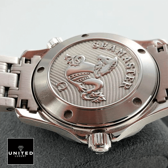 Omega Seamaster 300m Stainless Steel Case Inspired upside view