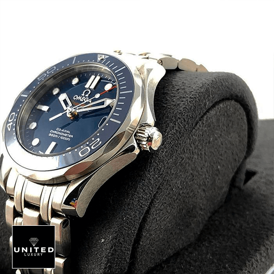 Omega Seamaster 300m Steel Blue Dial Inspired in the stand