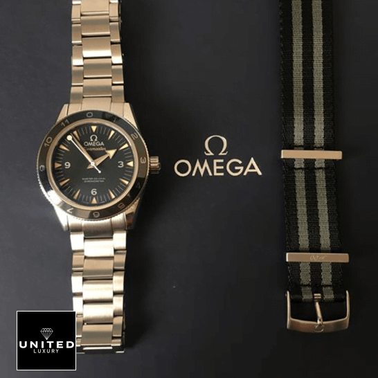 Omega Seamaster Stainless Steel Black Dial Inspired on the box