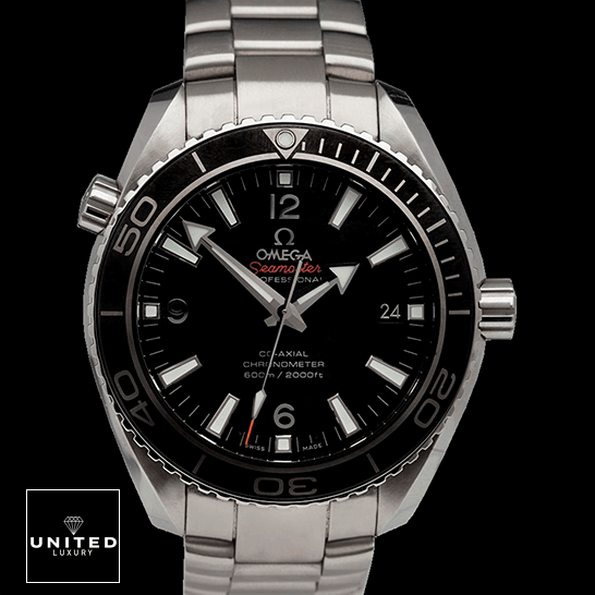 Omega Seamaster Black Dial Oyster Inspired black background