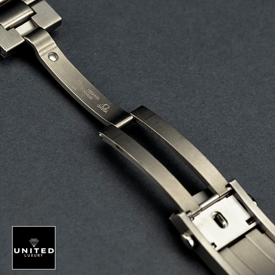 Omega 232_90_42_21_03_001 Stainless Steel Clasp Inspired opened clasp