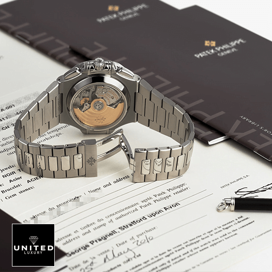 Patek Philippe Nautilus 59801A-001 Steel Bracelet Inspired upside view