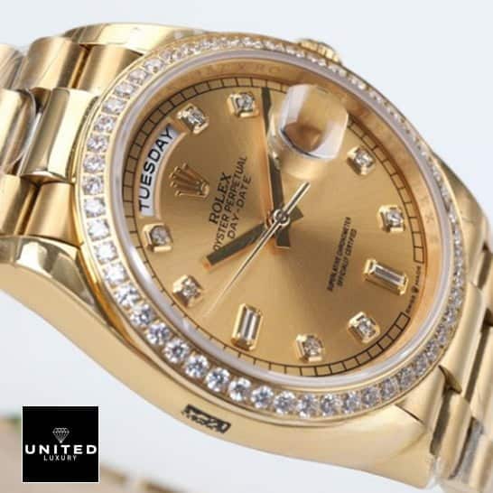 Rolex Day-Date 228348 Yellow Gold Case Inspired
