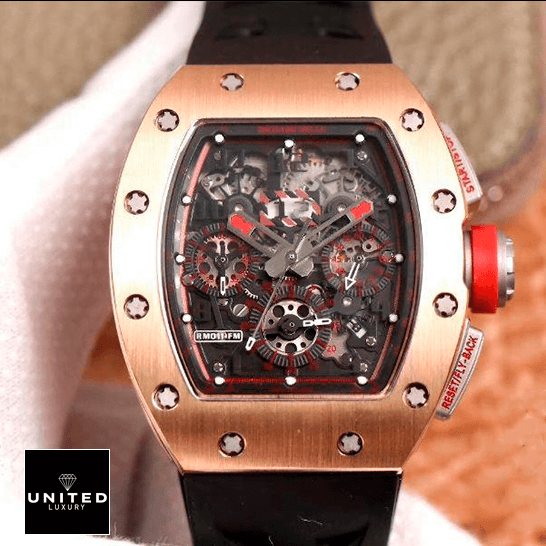 Richard Mille RM011 Automatic Black Dial Inspired on the hand