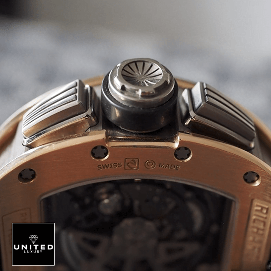 Richard Mille Felipe RM011RG Inspired crown / push button