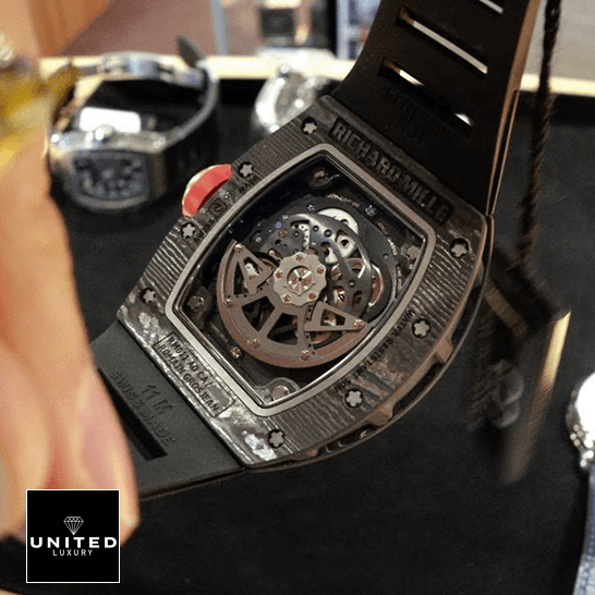 Richard Mile RM011 Romain Lotus Carbon Case Inspired upside view