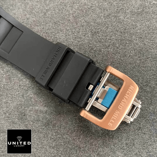 Richard Mille RM011 Romain Lotus F1 Rose Gold Clasp Inspired grey background
