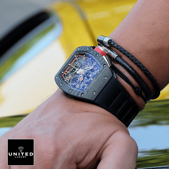 Richard Mille RM011 Romain Lotus f1 Inspired on the man wrist