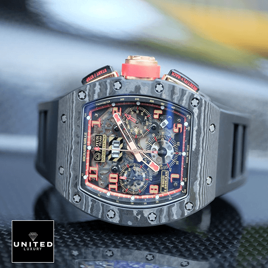 Richard Mille RM011 Romain Lotus Rose Gold Inspired crown / push button