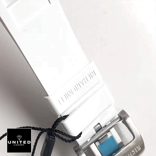 Richard Mille RM55 White Rubber Bracelet Inspired steel clasp