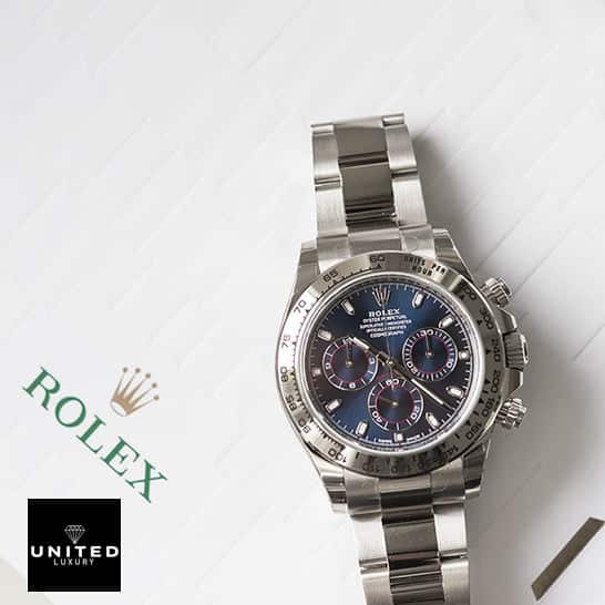 Daytona White Gold Blue Dial Inspired 3 Rolex Daytona 116509 Blue Dial Inspired on the Rolex Box