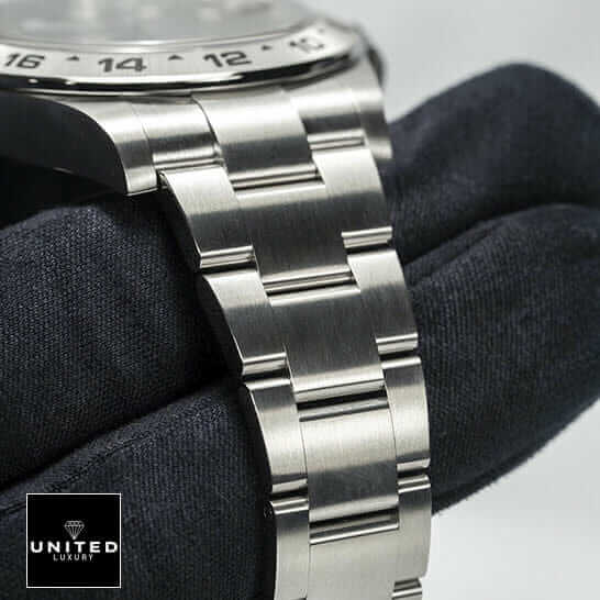 Rolex 216570 Black Inspired 5 on the hand Rolex Explorer II 216570-0001 Stainless Steel Oyster Bracelet Inspired