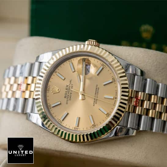 Rolex Datejust 116233 Yellow Gold Dial Two Tone Jubilee Inspired