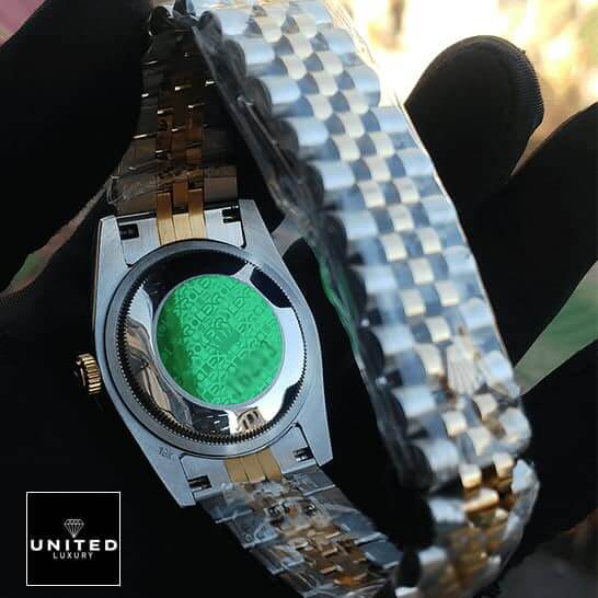 Rolex Day-Date 128238 Yellow Gold With Diamond Dial Inspired 5 Rolex Day-Date 128238 MOP Two Tone Jubilee Inspired stainless steel case