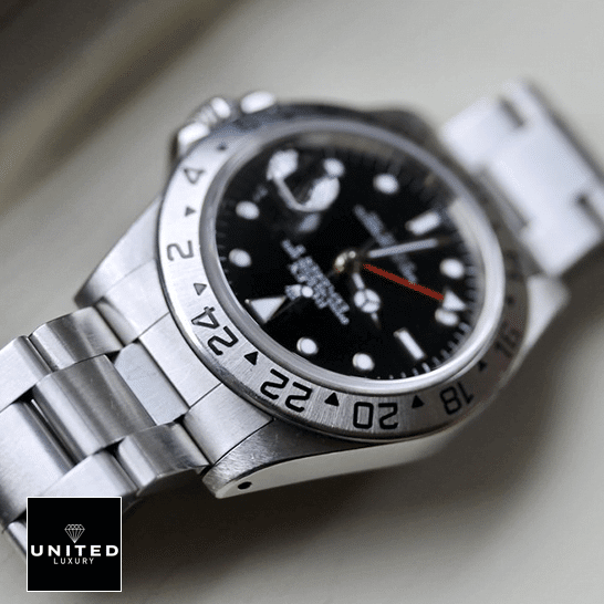 Rolex Explorer II 16570-0004 Stainless Steel Oyster Bracelet Inspired on the table