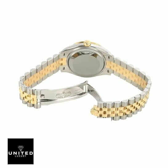 Rolex Datejust 278343RBR-0022 Jubilee Inspired open clasp
