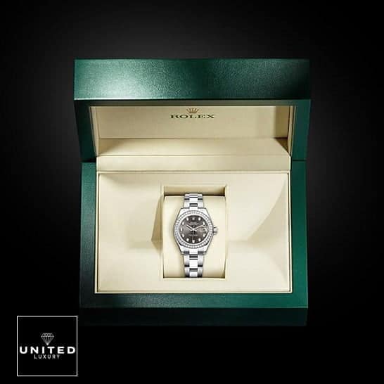 Rolex Datejust 128300 Dark Grey Diamond Inspired in the Rolex Box