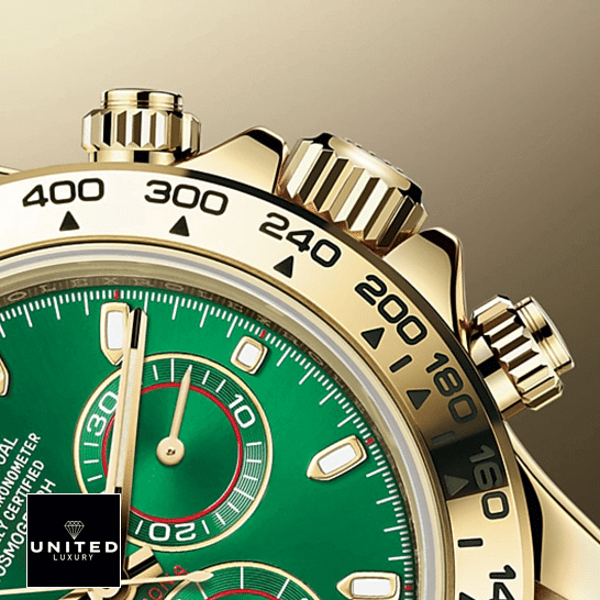 Rolex Cosmograph Daytona Yellow Gold Button & Crown Pusher 116508-0013 Inspired