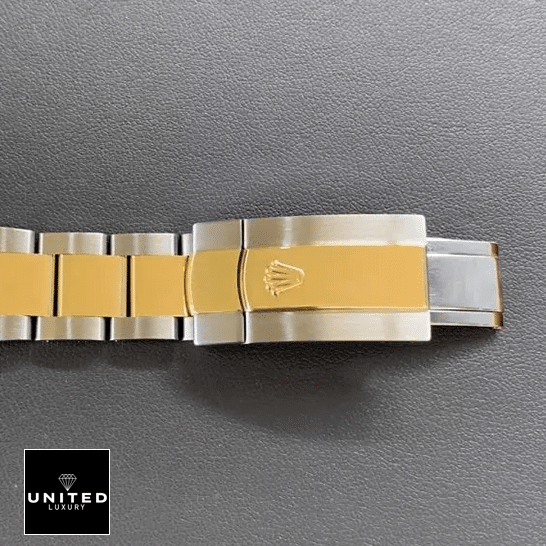 Rolex Datejust 41 126331-0013 Two Tone Oyster Bracelet Inspired Fold Clasp on the Rolex Logo