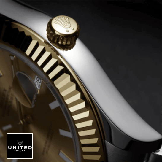 Rolex Datejust 126333 Yellow Gold Fluted Bezel & Crown Pusher Inspired