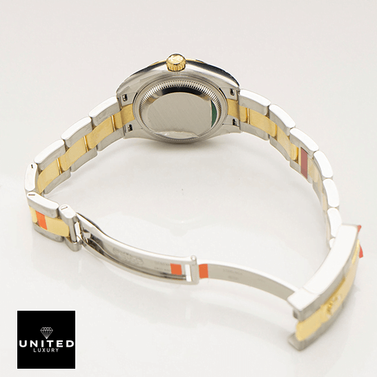 Rolex 279163 Steel Yellow Gold Stainless Steel Case Inspired opened clasp