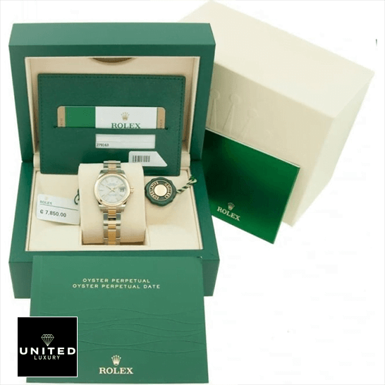 Rolex Datejust 279163 Oyster Bracelet Inspired in the rolex box