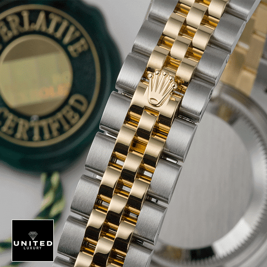 Rolex Lady-Datejust 279173-0019 Jubilee Bracelet on the Rolex logo Inspired