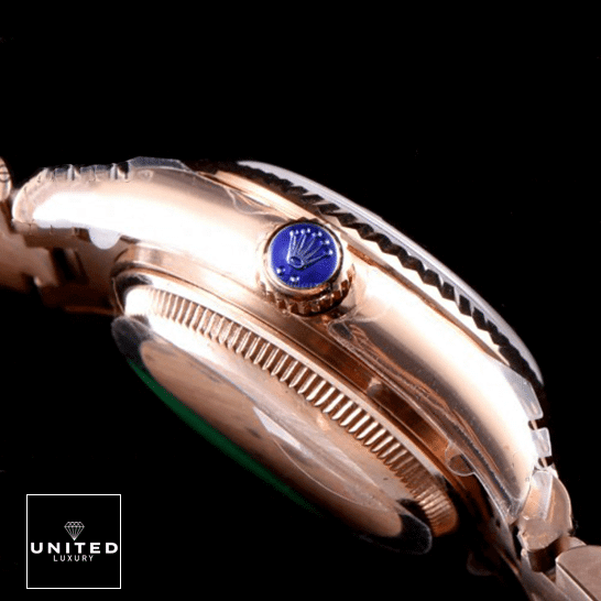 Rolex Lady-Datejust 279175 S.Steel Case Inspired Right Side Crown Pusher